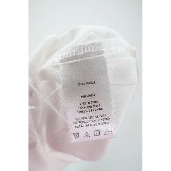 Billy T Shirt Button Down Short Sleeve XLP White Lyocell Casual Workwear - Picture 6 of 6